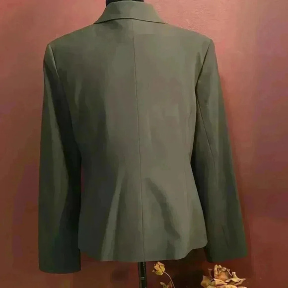 George Stretch NWT Women’s 12 Black Full Zip Up Blazer - Picture 4 of 9